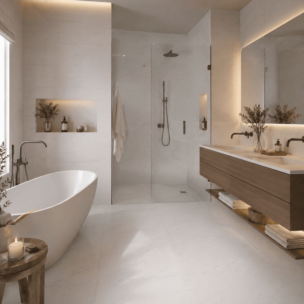 Atlanta White Porcelain Tile 24x48 - Image 2