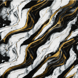 Gold Black Snakes PVC Decorative Wall Panel –