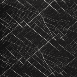 Midnight Black Vein Marble PVC Decorative Wall Panel