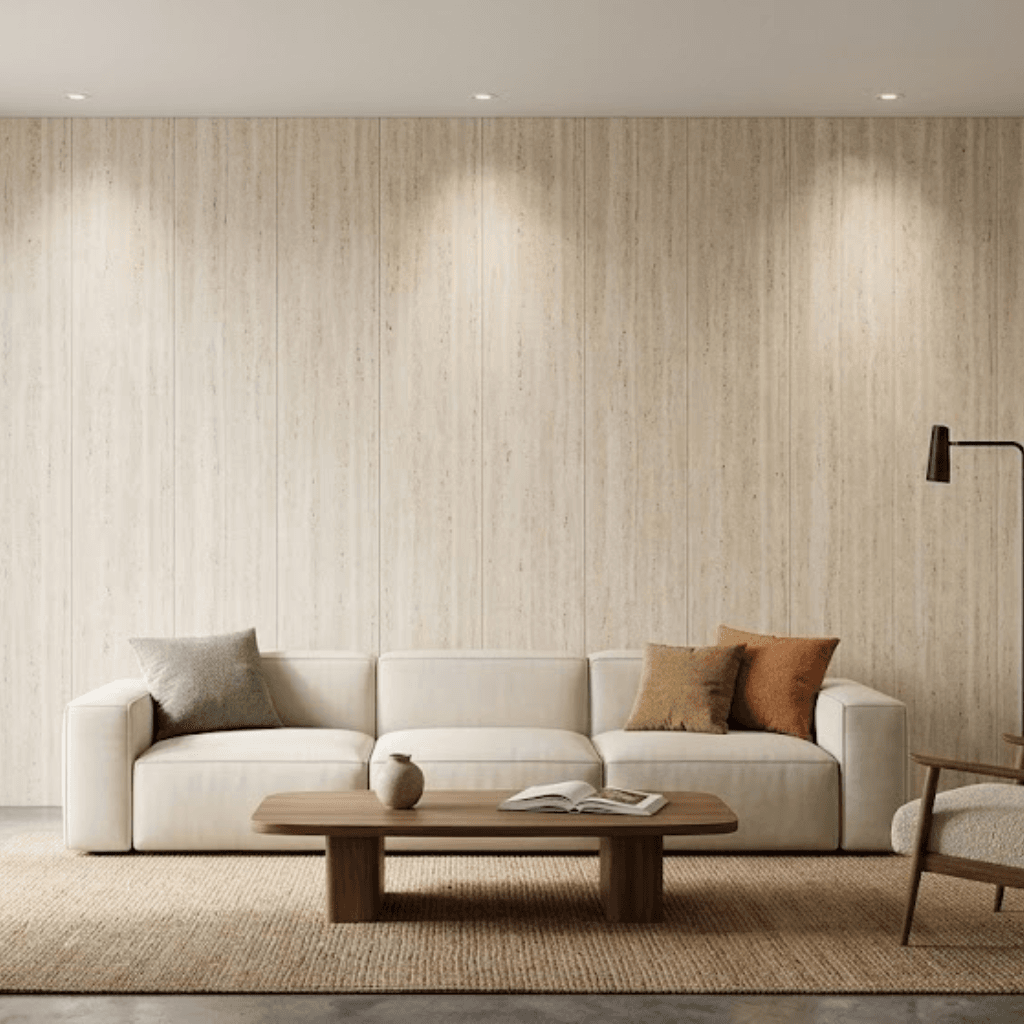 Light Sandstone Marble PVC Decorative Wall Panel - Image 2