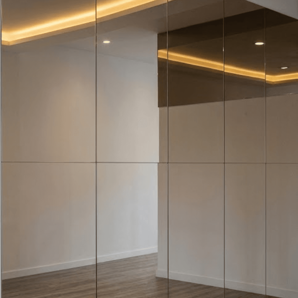 Silver Mirror PVC Decorative Wall Panel
