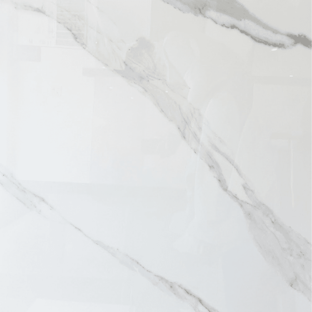 thasos carrara 32x32 high gloss polished porcelain tile