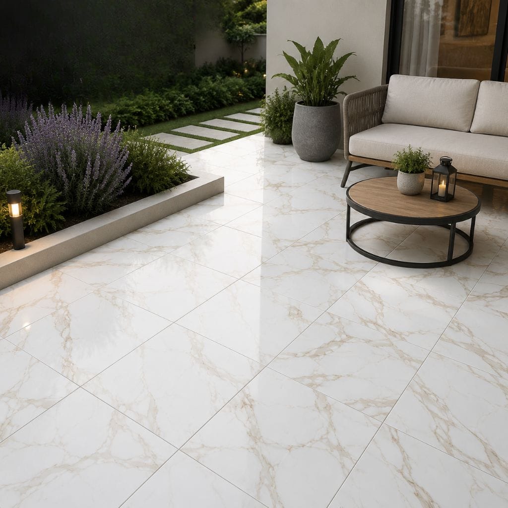 Marvel Calacatta 32x32 Porcelain Tile - Image 2