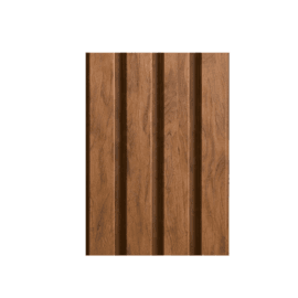 W36 Dark Walnut Grain Indoor Fluted Wall Panel