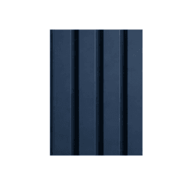 wp t04 graphite blue indoor fluted wall panel minimalist solid matte slatted pattern