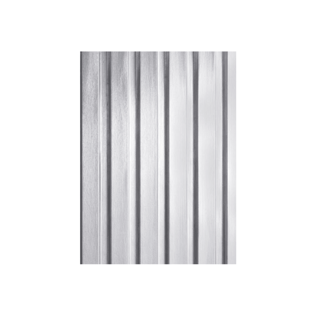 M04 Metalic Grey Indoor Fluted Wall Panel
