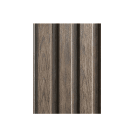 W44 Dark Walnut Indoor Fluted Wall Panel