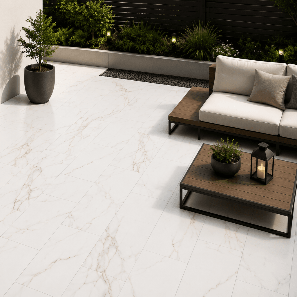 Barnaby White 12x24 Porcelain Tile - Image 2