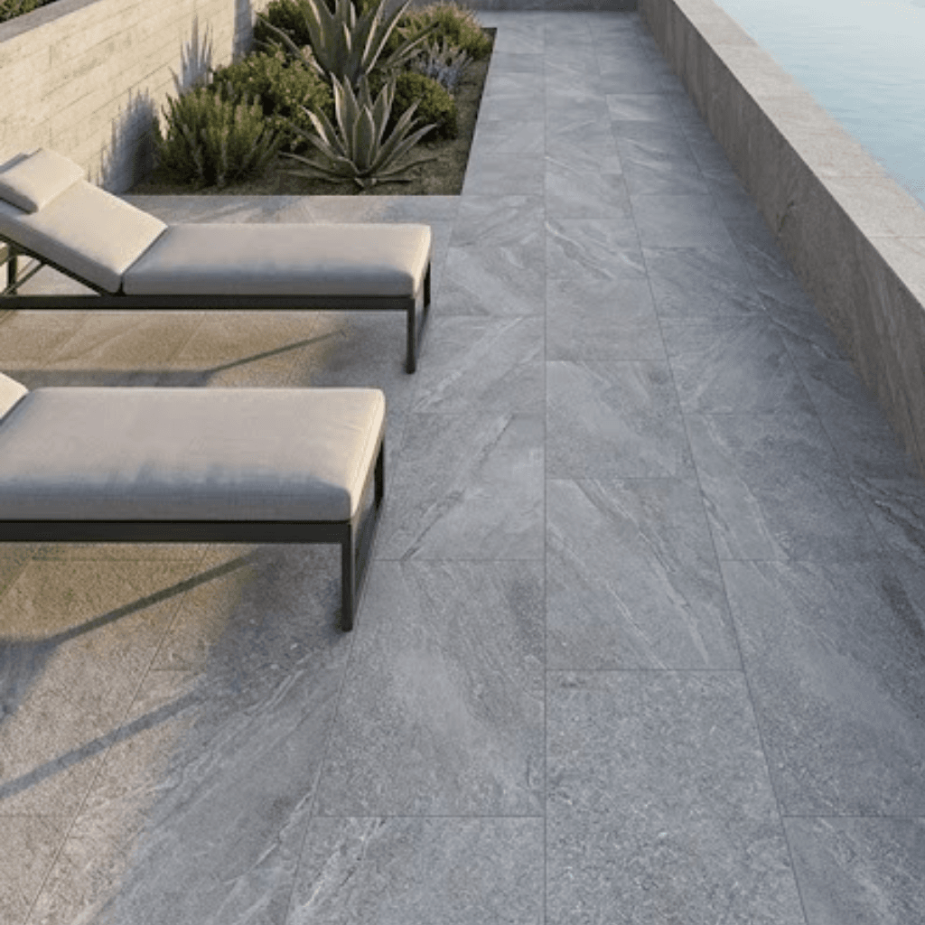 Quarts Stone Grey 12x24 Porcelain Tile - Image 2